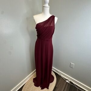 Birdy Grey | Dresses | Birdy Grey Kira One Shoulder Bridesmaid Dress In Chiffon Burgundy Size Medium | Poshmark Birdy Grey | Dresses | Birdy Grey Kira One Shoulder Bridesmaid Dress In Chiffon Burgundy Size Medium | Poshmark